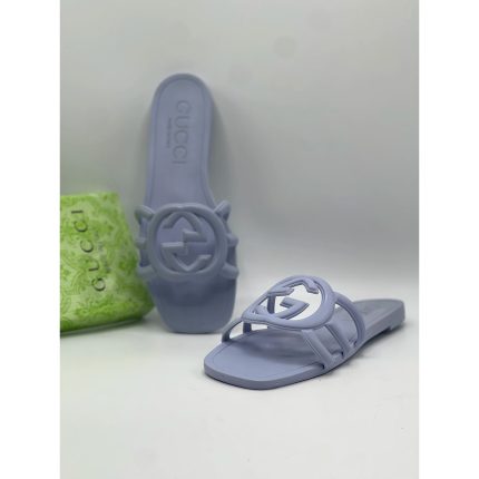 GUCCI WOMENS INTERLOCKING G SLIDE