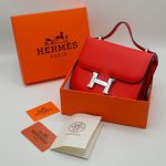 HERMES CONSTANCE 18 RED SHOULDER BAG