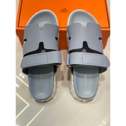 HERMES CHYPRE LIGHT BLUE MEDICATED SANDAL