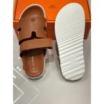 HERMES CHYPRE BROWN MEDICATED SANDAL
