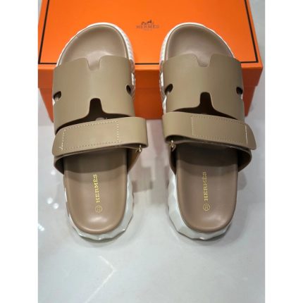 HERMES CHYPRE BEIGE MEDICATED SANDAL