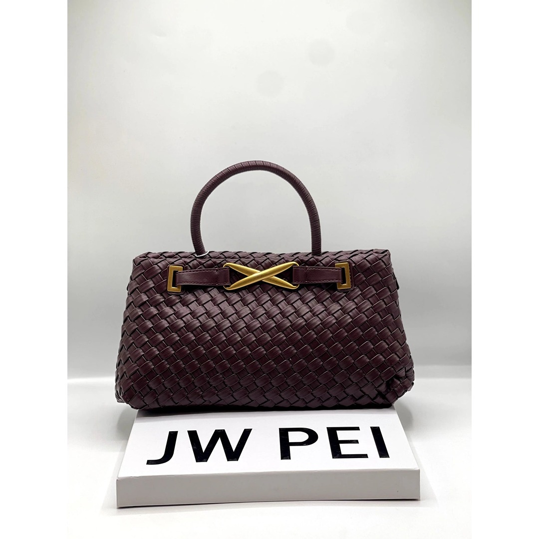 JW PEI ELORA WOVEN TOTE HANDBAG