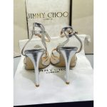 JIMMY CHOO SACORA CAVIAR GLITTER CRYSTAL EMBELLISED