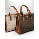 MICHAEL KORS MEDIUM CHANTAL LOGO SATCHEL BAG