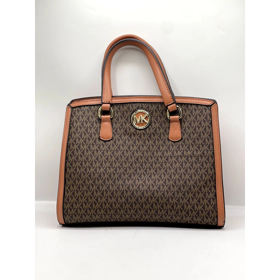 MICHAEL KORS MEDIUM CHANTAL LOGO SATCHEL BAG