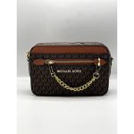 MICHAEL KORS JET SET LOGO LIGHT CROSSBODY