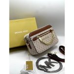 MICHAEL KORS JET SET LOGO LIGHT CROSSBODY
