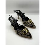 VALENTINO GARAVANI HEEL BEIGE BLACK