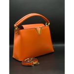 VLN V GOLD LOGO HANDBAG