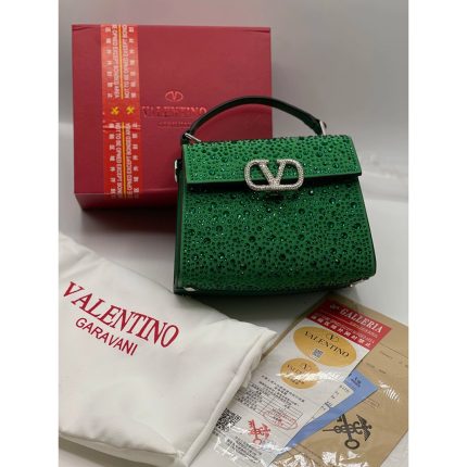 VALENTINO GARAVANI V SLINING CRYSTAL MINI BAG