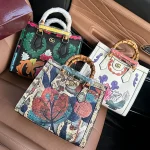 GUCCI DIANA BAMBOO SMALL HANDLE BAG