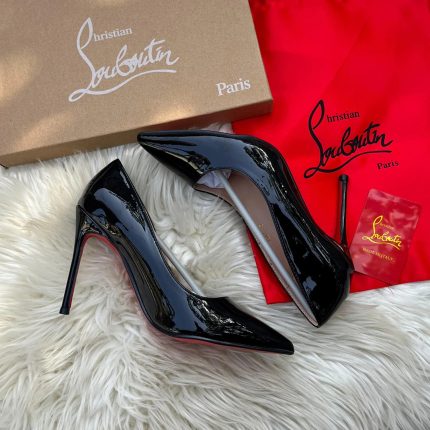 CHRISTIAN LOUBOUTIN MISS Z 100 MM BLACK RED HEEL