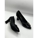 SAINT LAURENT ALL BLACK HEEL