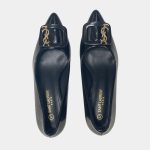 SAINT LAURENT ALL BLACK HEEL