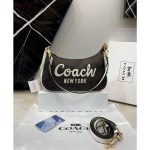 COACH TERI MINI SIGNATURE CANVAS NYC CROSS BODY BAG