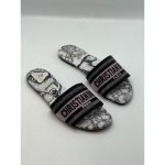 CHRISTIAN DIOR BLACK-PURPLE DWAY SLIDE