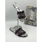 CHRISTIAN DIOR BLACK-PURPLE DWAY SLIDE