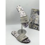 CHRISTIAN DIOR GRAY DWAY SLIDE