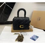 COACH TABBY QUILTED TOP HANDLE BAG