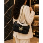 GUCCI GG MINI MARMONT MATELASSE SHOULDER BAG