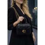 COACH TABBY QUILTED TOP HANDLE BAG