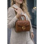 COACH TABBY QUILTED TOP HANDLE BAG
