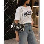 COACH TERI MINI SIGNATURE CANVAS NYC CROSS BODY BAG