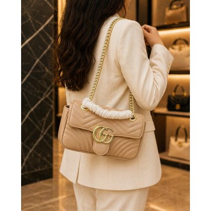 GUCCI GG MINI MARMONT MATELASSE SHOULDER BAG