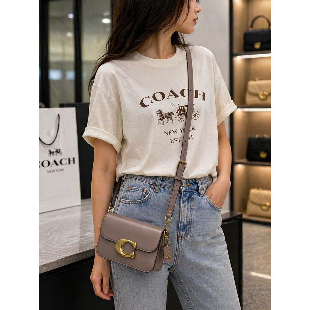 COACH IDOL MAGNETIC 'C CROSSBODY BAG