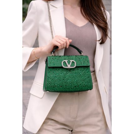 VALENTINO GARAVANI V SLINING CRYSTAL MINI BAG