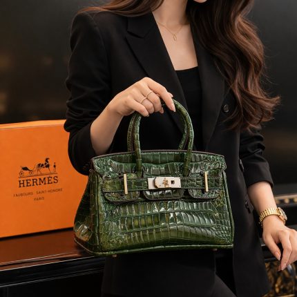 HERMES CROCODILE HANDBAG