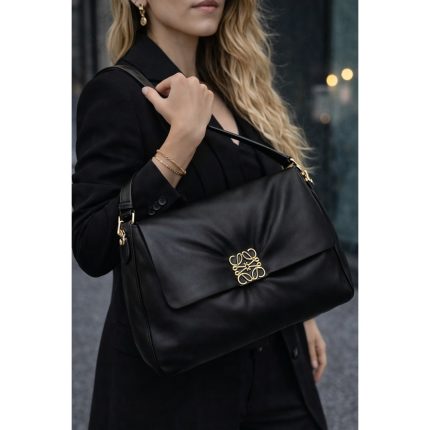 LOEWE GOYA ANAGRAM MINI PUFFER SHOULDER BAG