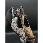 GUCCI GG SLING BACK MONOGRAM GREY BLACK - Image 3