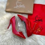 CHRISTIAN LOUBOUTIN MISS Z 100 MM ALL RED HEEL
