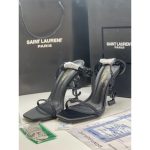 YSL OPYUM 110 CRYSTAL EMBELLISHED BLACK HEEL