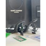 YSL OPYUM 110 CRYSTAL EMBELLISHED BLACK HEEL